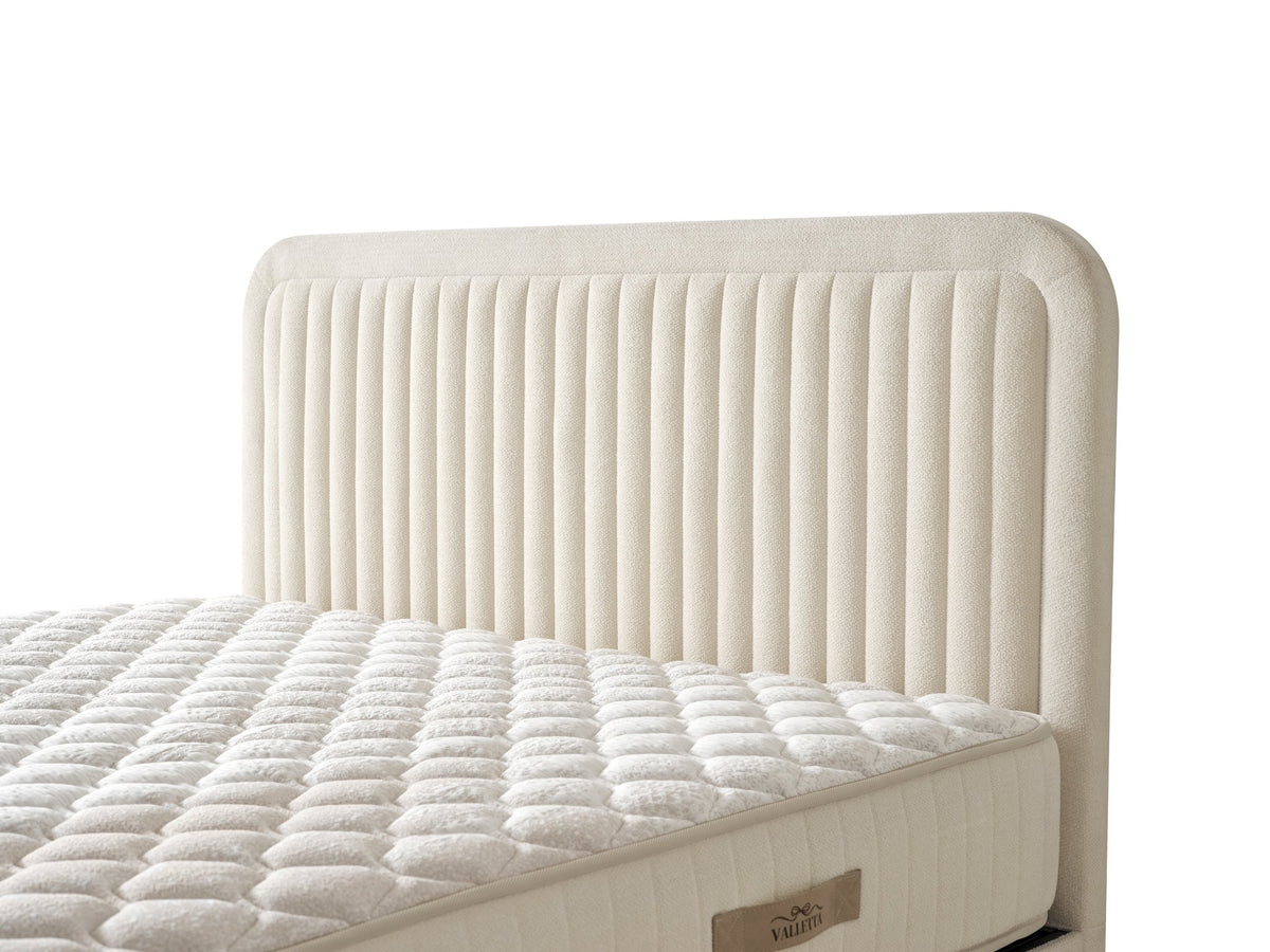 Valletta Boxspringbett & Matratze – Natürliche Eleganz (C 110)