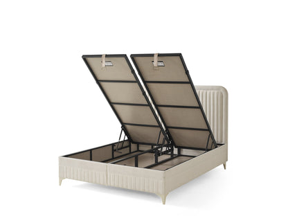 Valletta Boxspringbett & Matratze – Natürliche Eleganz (C 110)