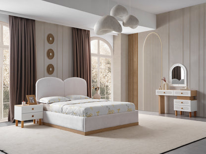 Nergis Bett mit Bettkasten 160x200 cm