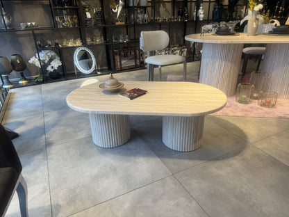 Flintstone Couchtisch Oval