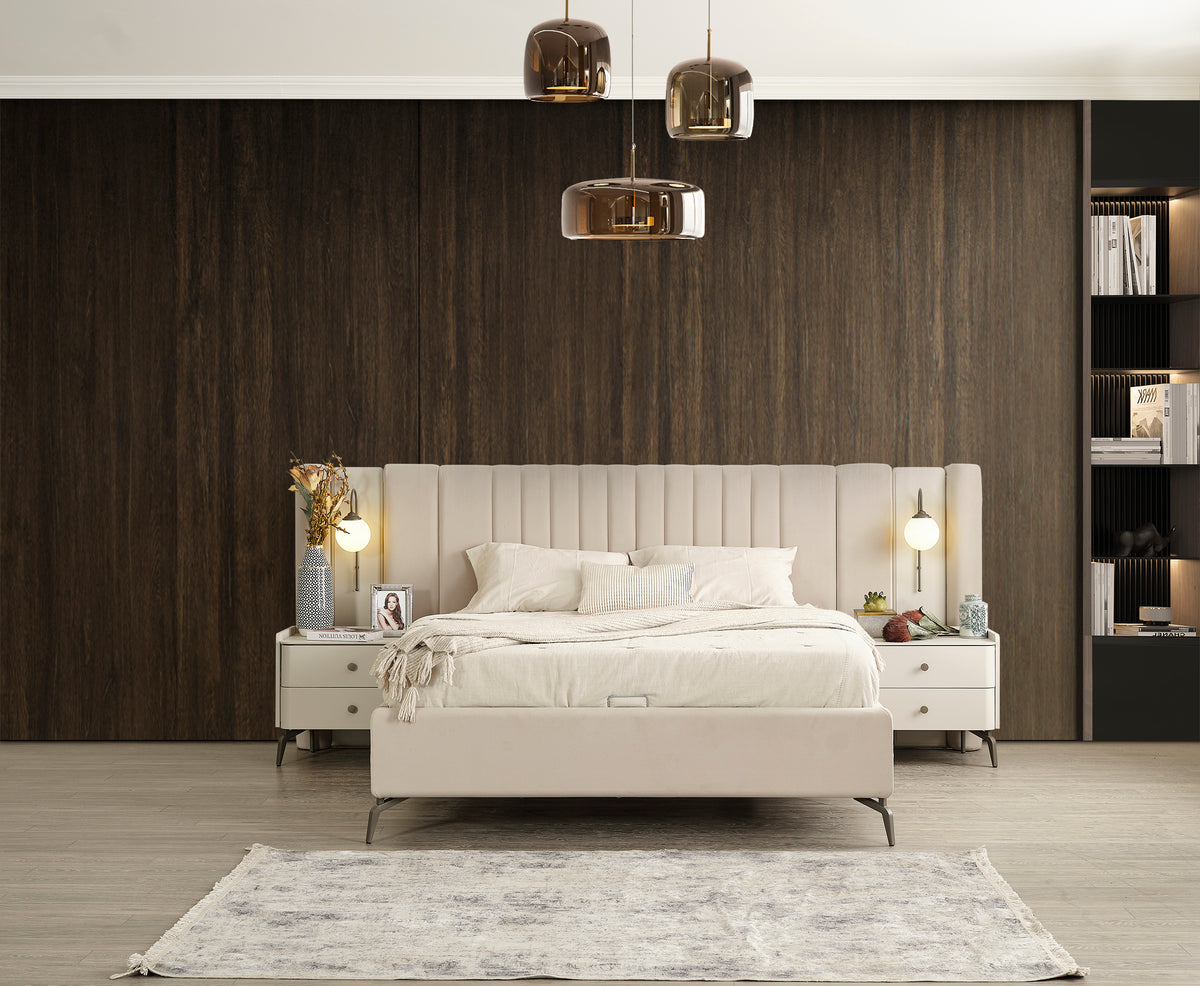 Truva Bett mit Bettkasten 180x200 cm