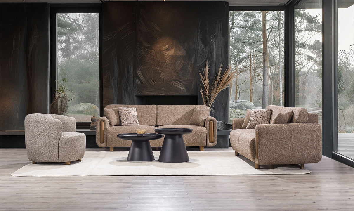 Panter Couchgarnitur, 3+3+1