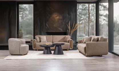 Panter Couchgarnitur, 3+3+1
