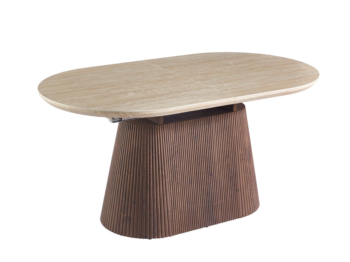 Kimberly Ausziehbarer Esstisch – Kratzfeste Keramik & MDF