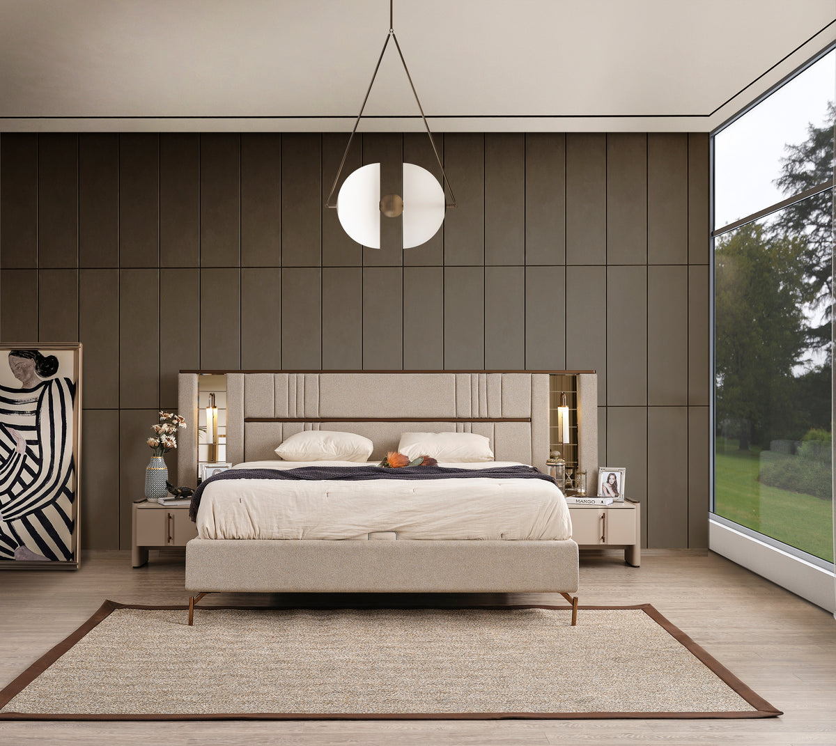 Jutland Bett mit Bettkasten 180x200 cm