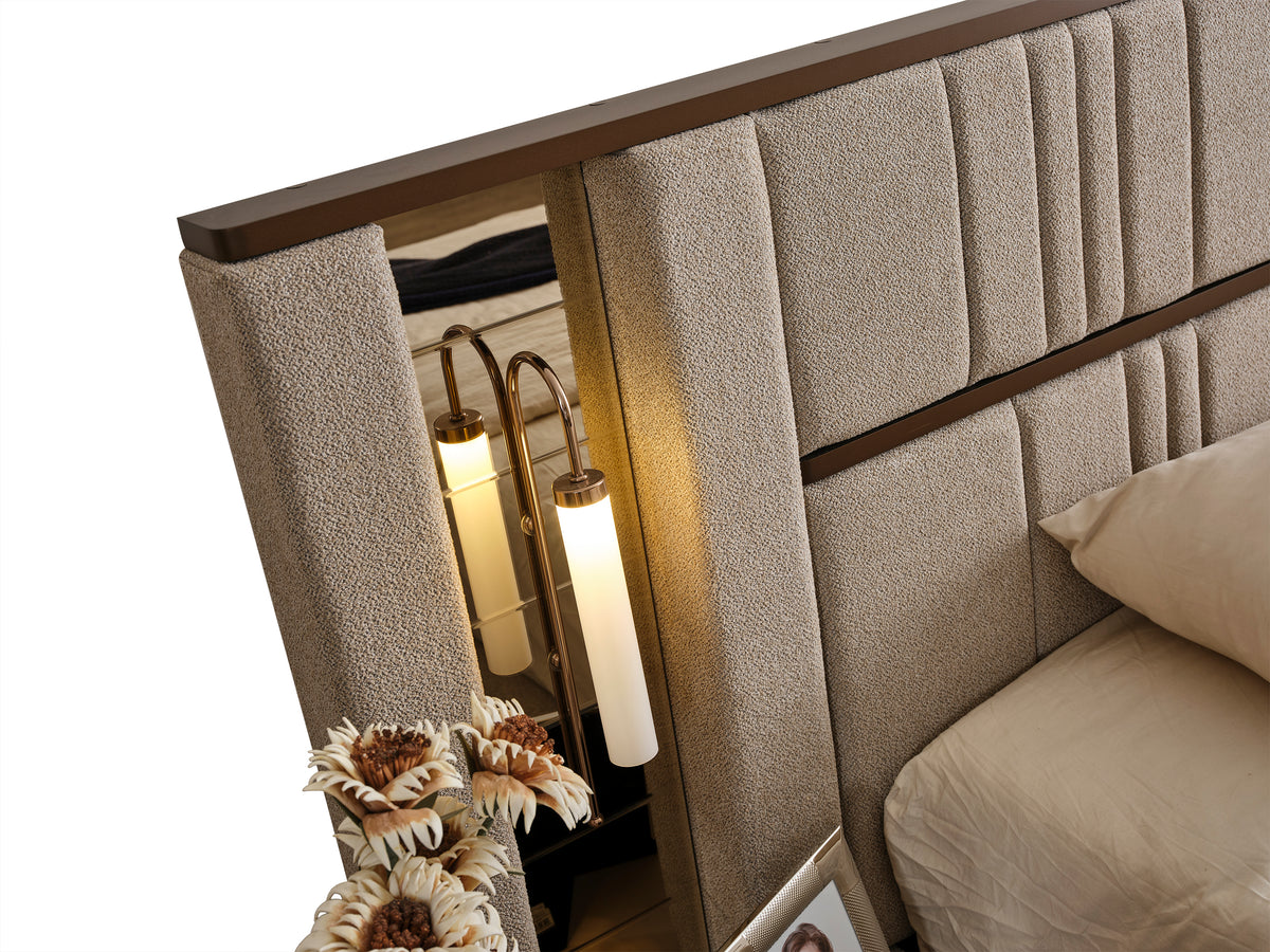Jutland Bett mit Bettkasten 160x200 cm