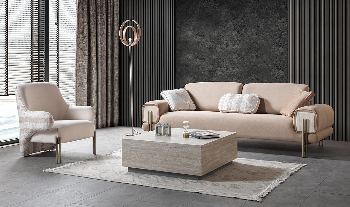Krone Couchgarnitur (3+3+1)