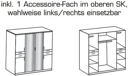 Wimex Koblenz Kleiderschrank mit Spiegel, Spiegeltür - Er-sin Möbel GmbH